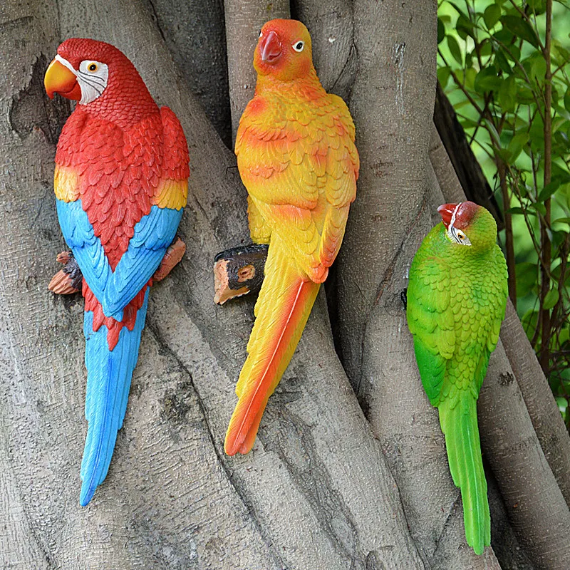 Tropical Vibe Parrot Tree Decor - Image 3