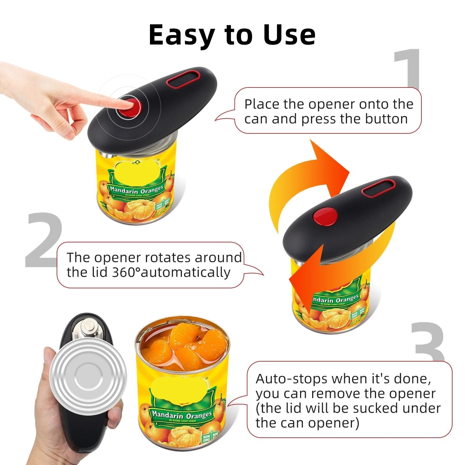 One Touch Automatic Can Opener - Image 2
