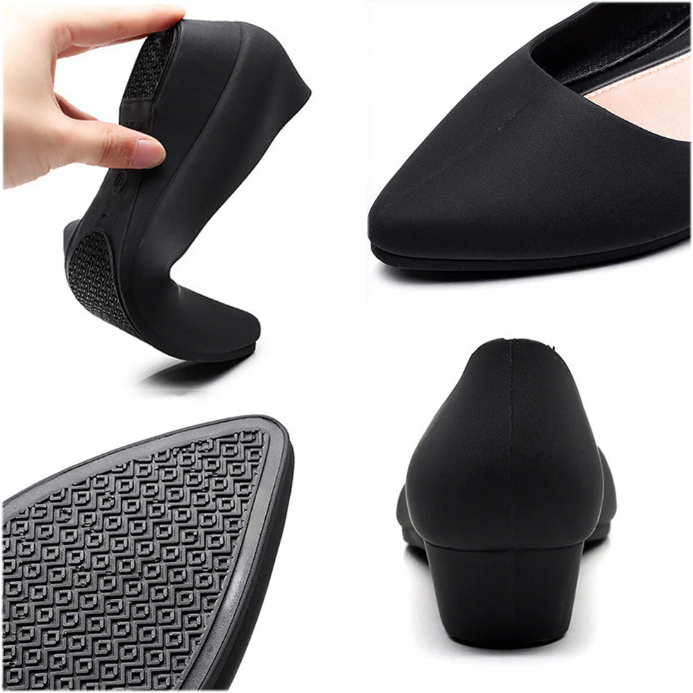 Summer Waterproof Comfy Slip-on High Heels - Image 2