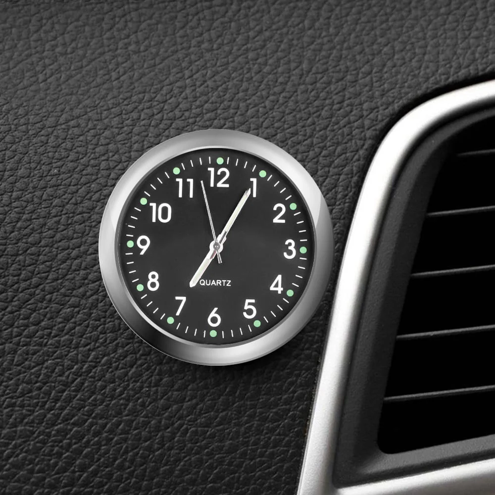 Stick-On Car Dashboard Luminous Clock - Image 2
