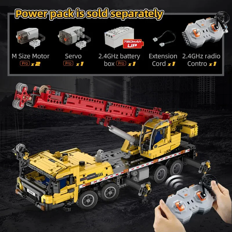 City Construction Remote-Control Learning Crane Truck - Image 2