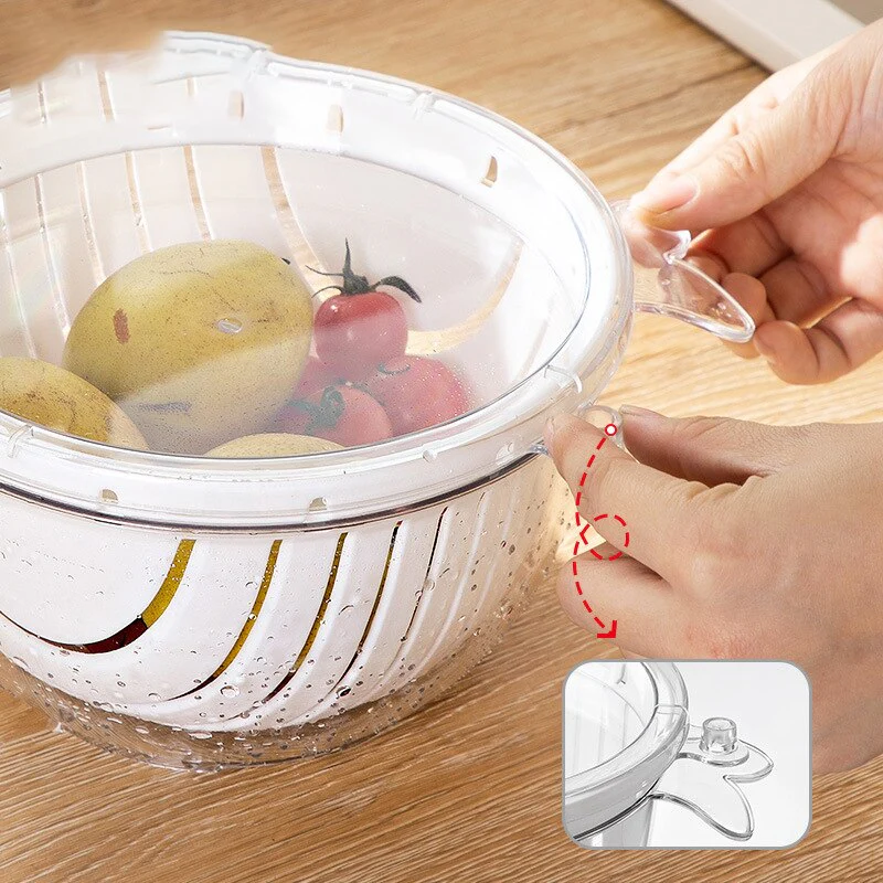 Double Layer Quick Drainer Basket - Image 2