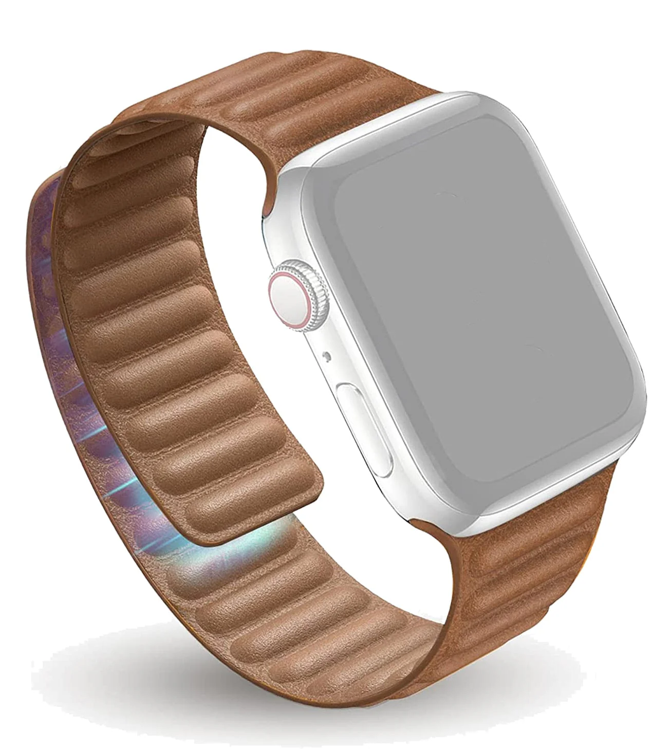 Magnetic Strap Leather Smart Watch Band - Image 1