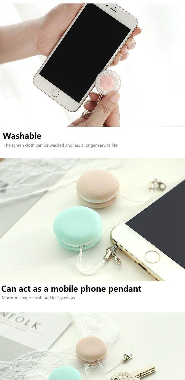 Macaron Shape Smartphone Screen Cleaning Tool - Image 3
