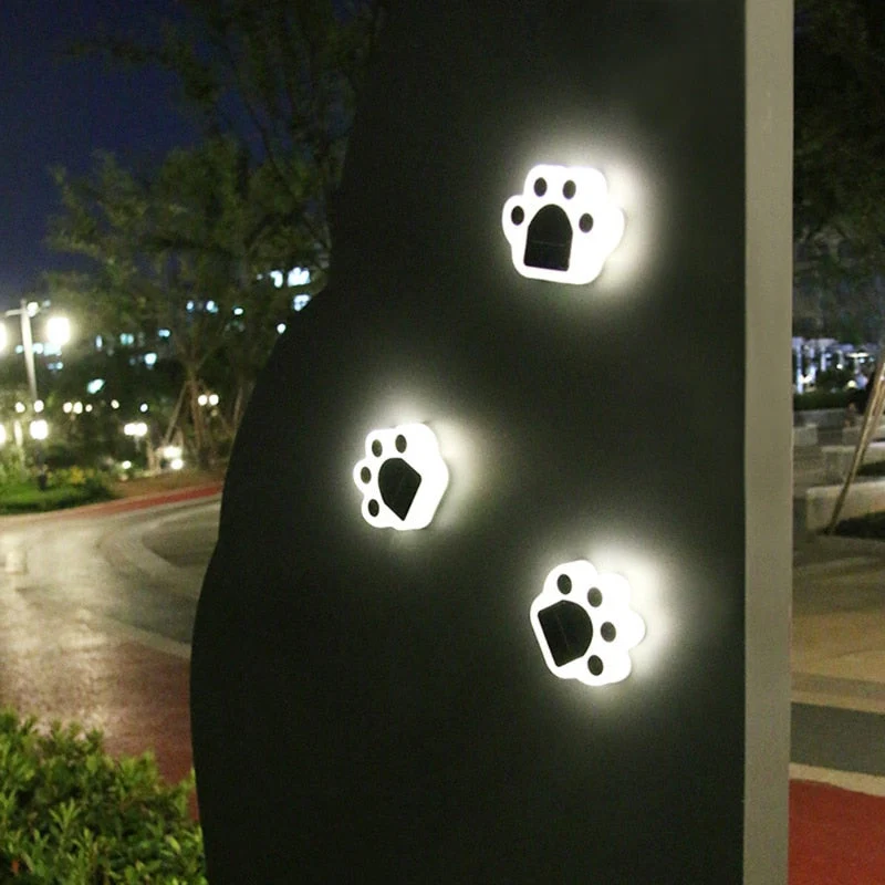 Cat Paw Solar Powered Outdoor Floor Lamps - Image 2
