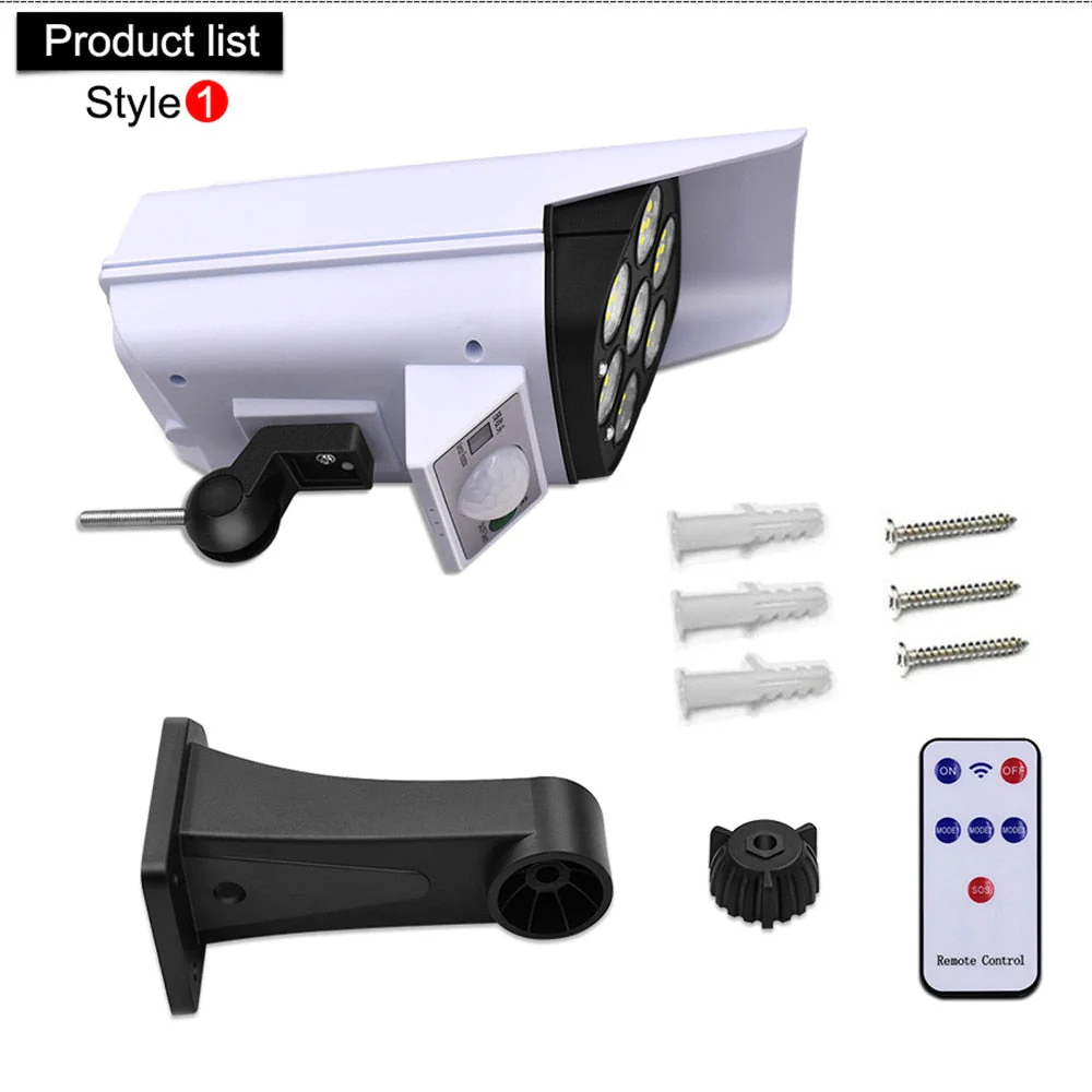Solar Motion Sensor Dummy Security Camera Light - Image 3