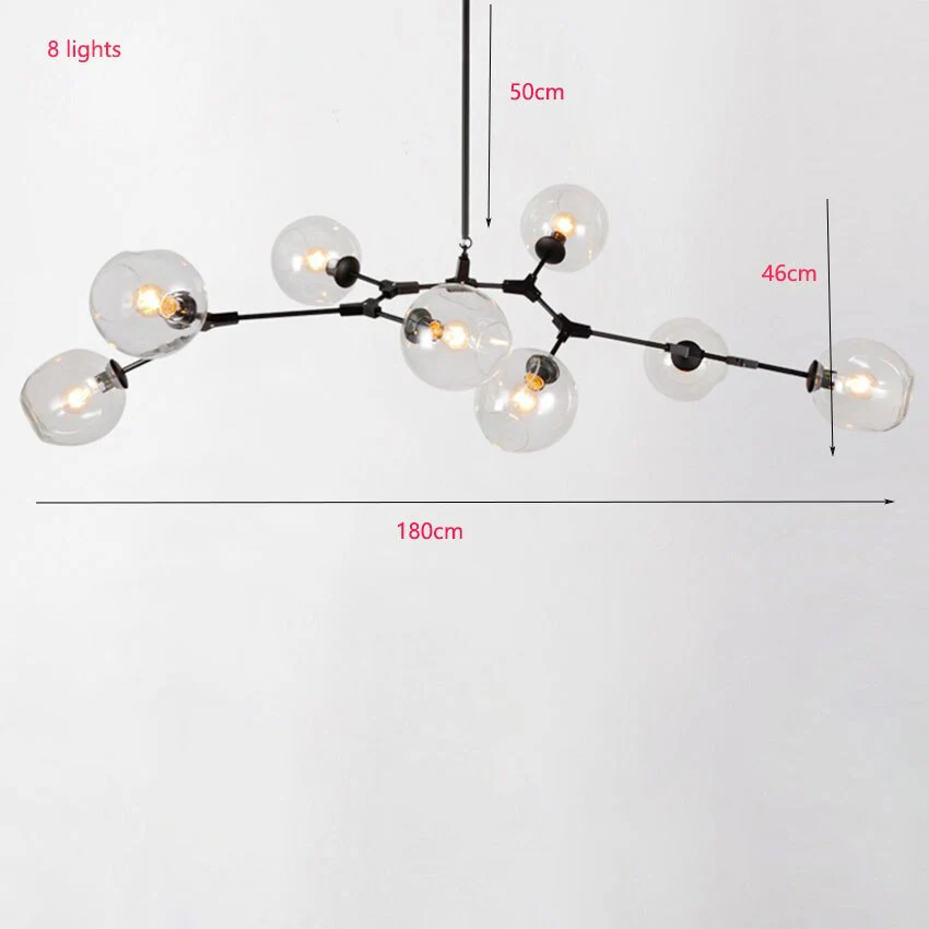 New York Art DNA Molecular Glass Chandelier - Image 3