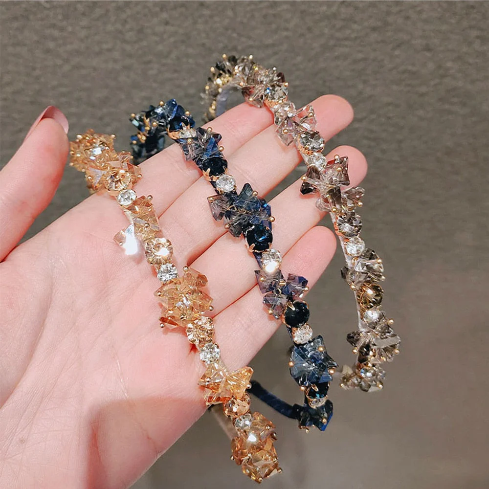 Sophisticated Sparkle Rhinestone Crystal Headband - Image 2