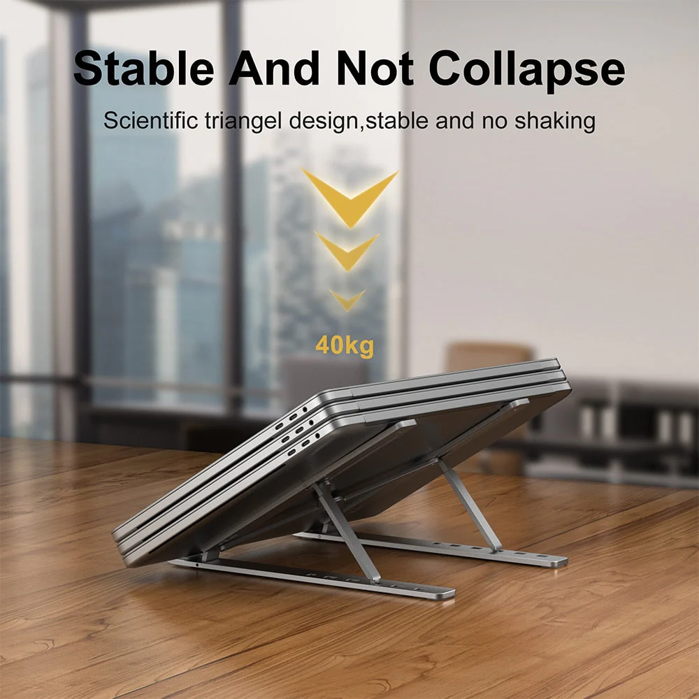 Work Station Aluminum Notebook Holder Stand - Image 2