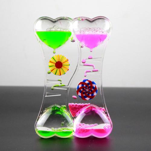 Double Floating Hearts Hourglass - Image 3