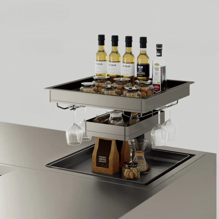 Hidden Smart Kitchen Storage Electric Lyft System - Image 2