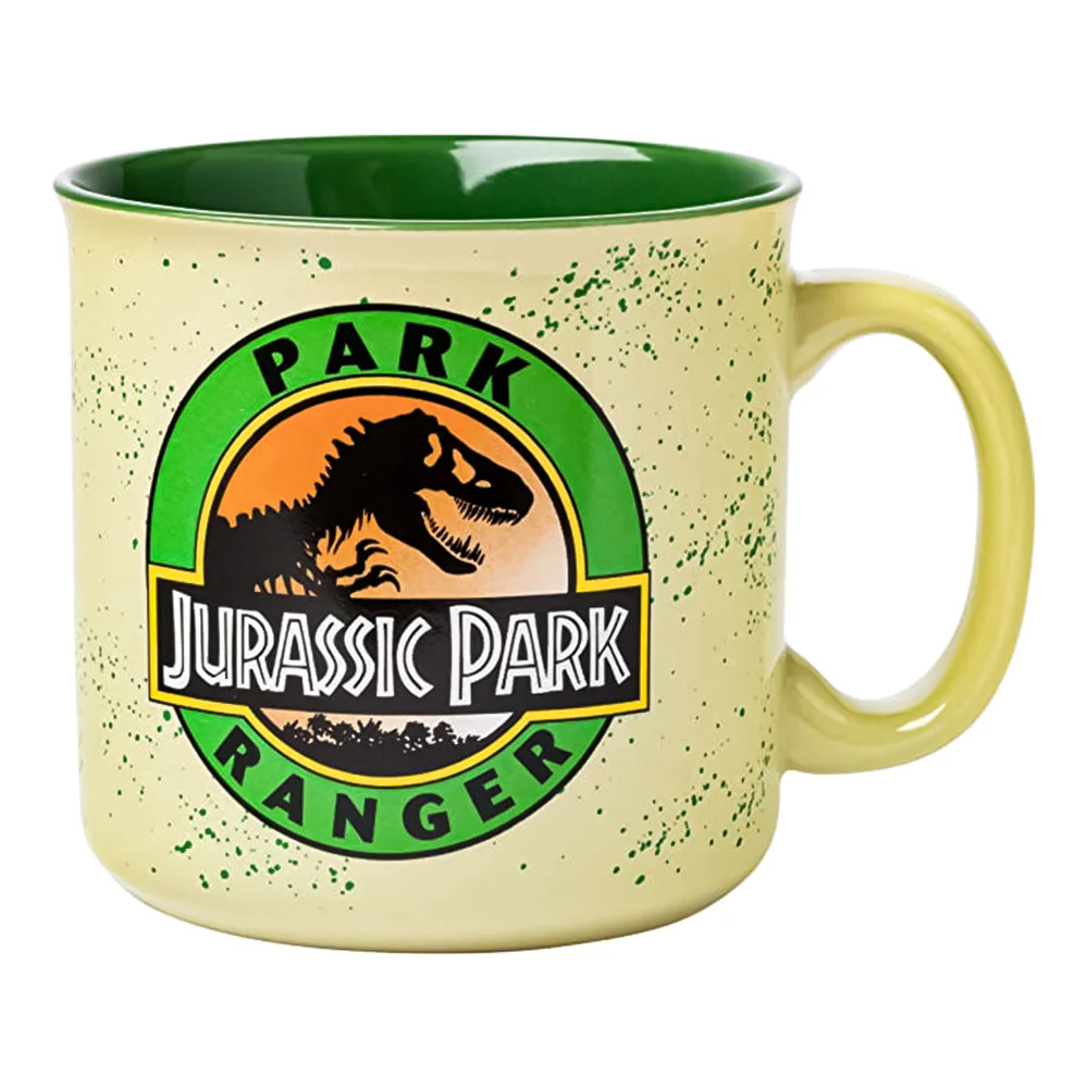 Jurassic Park Ranger 20oz Ceramic Camper Mug - Image 1