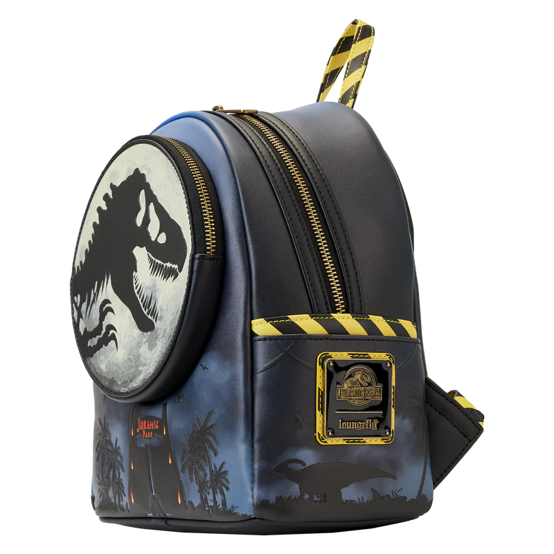 Loungefly Jurassic Park 30th Anniversary Dino Moon Glow Mini Backpack - Image 1