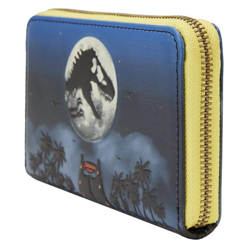 Loungefly Jurassic Park 30th Anniversary Dino Moon Glow Zip Around Wallet - Image 3
