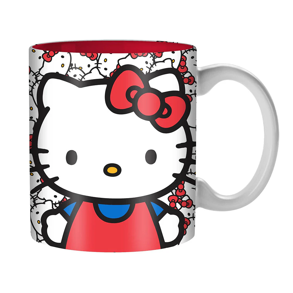 Hello Kitty Allover Faces 20oz Ceramic Mug - Image 1