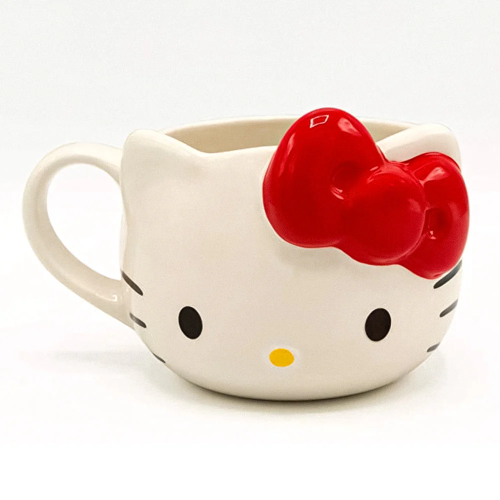 Hello Kitty Face Ceramic 20oz 3D Sculpted Mug - Image 1