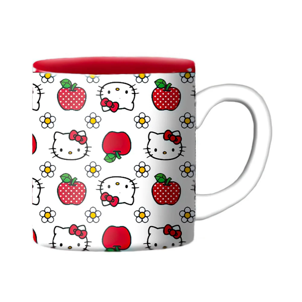 Hello Kitty Sitting Pose Toss 20oz Ceramic Mug - Image 1