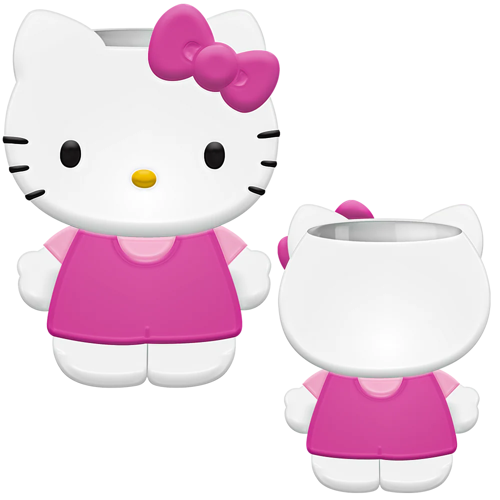 Hello Kitty Pink Outfit Ceramic 3D Sculpted Mug - Image 1
