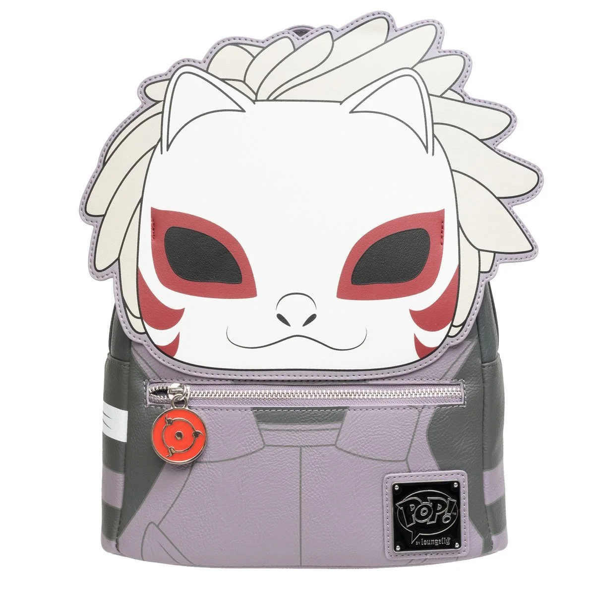 Loungefly Naruto Shippuden Kakashi Hatake Anbu Mask Pop! Mini Backpack Entertainment Earth Exclusive - Image 2