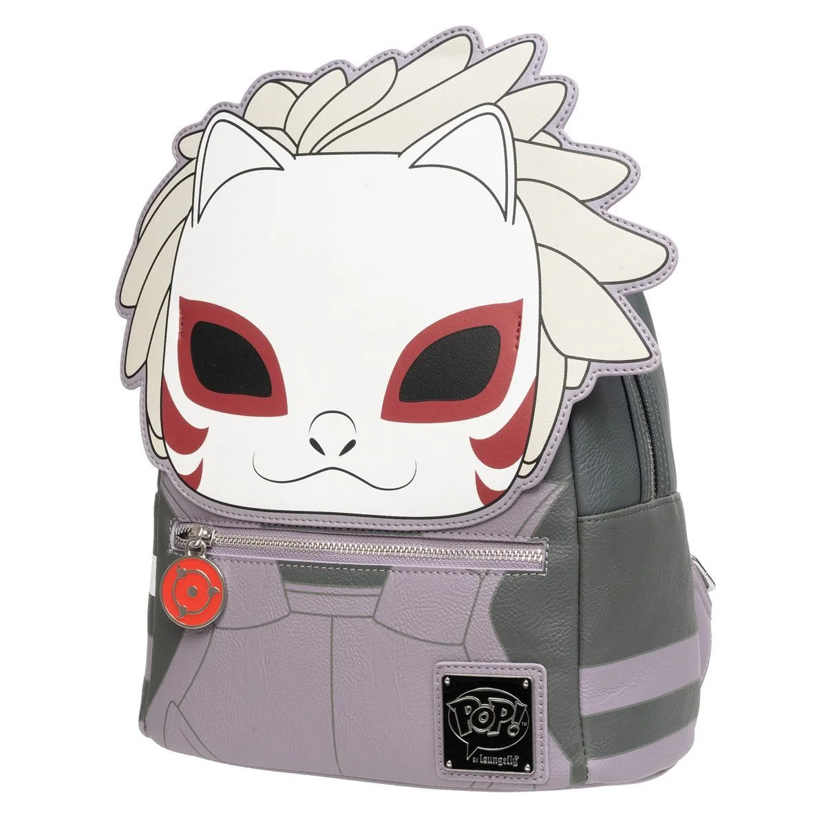 Loungefly Naruto Shippuden Kakashi Hatake Anbu Mask Pop! Mini Backpack Entertainment Earth Exclusive