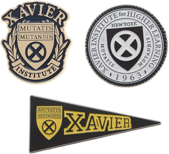 Marvel Comics – X-Men – Lapel Pins Accessories 3-Pack Set Officially Licensed