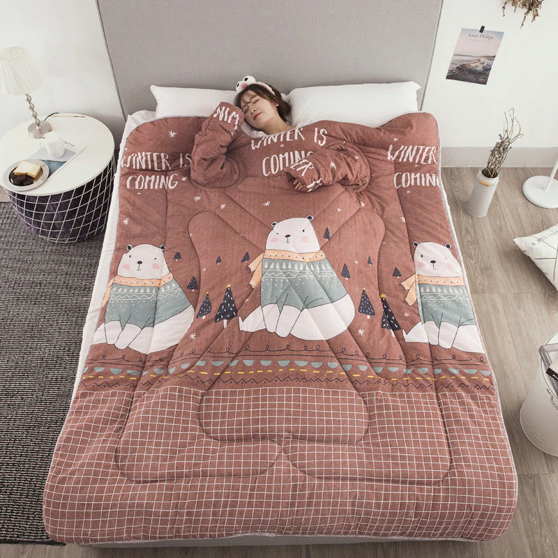 Lazy Time Wearable Sleeping Blanket - Image 2