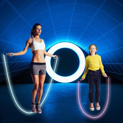 LED Luminous Adjustable Jump Rope - Image 1