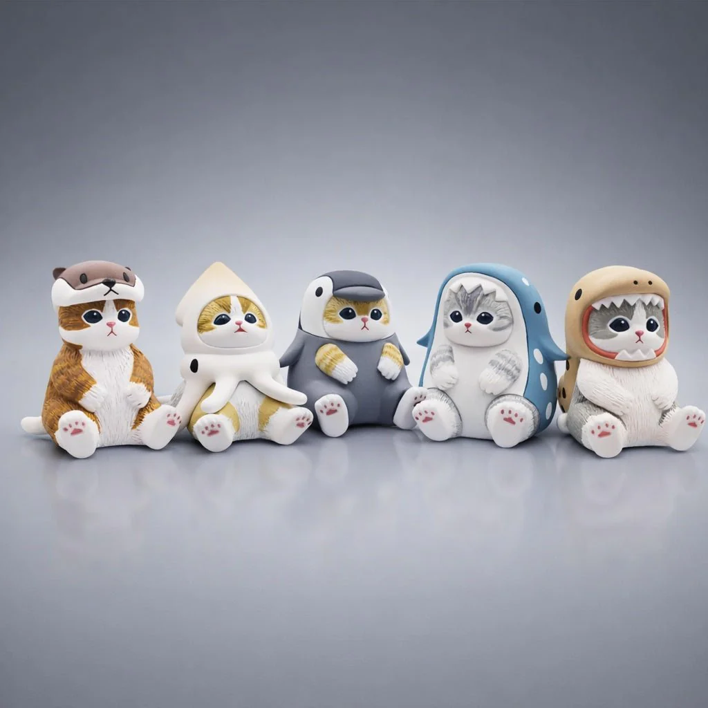 Mofusand – Marine Life Meow Sitting Pose Blind Box