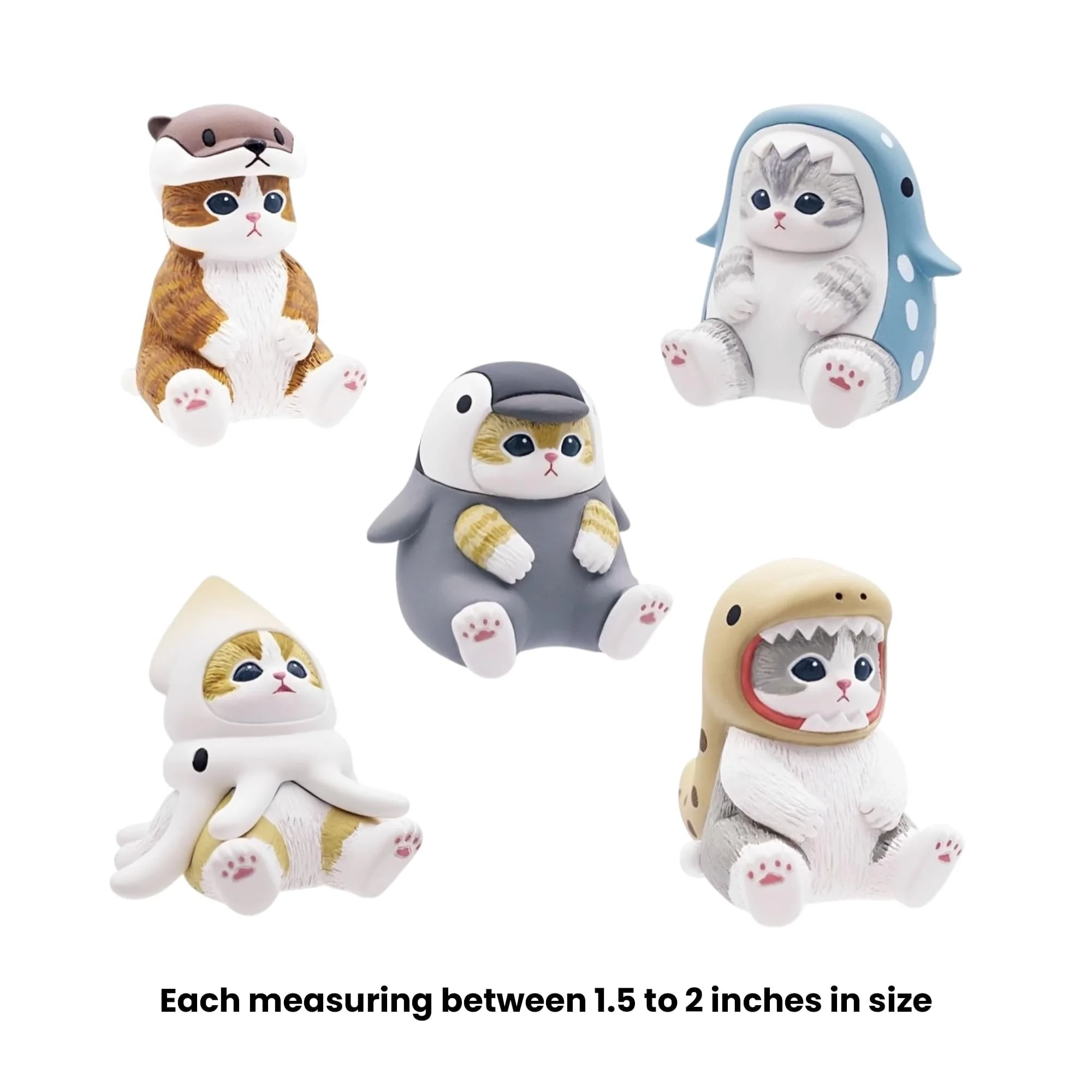 Mofusand - Marine Life Meow Sitting Pose Blind Box - Image 3