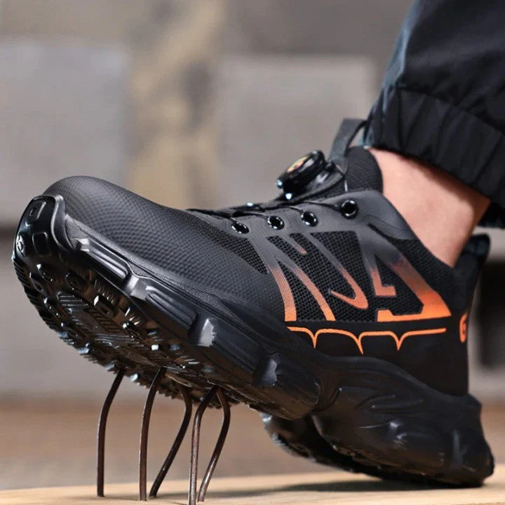 Men Ultra-Light Safety No-Tie Heavy Duty Sneakers - Image 2