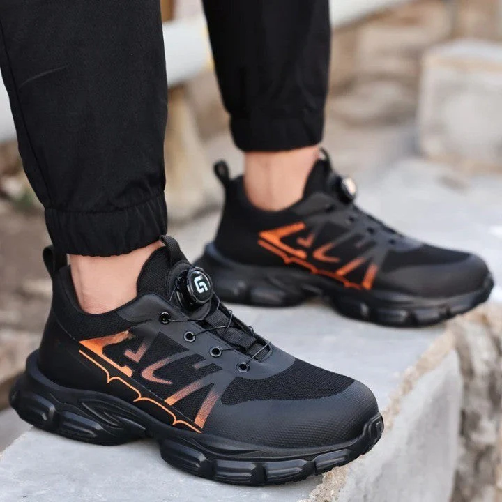 Men Ultra-Light Safety No-Tie Heavy Duty Sneakers - Image 3