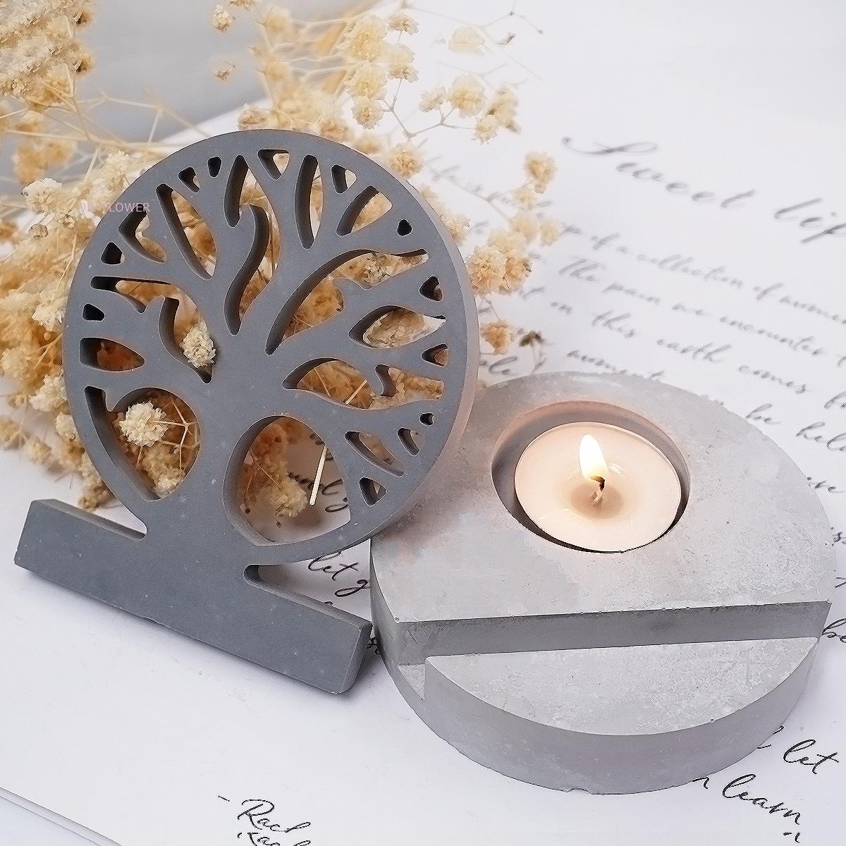 Nature-Inspired Tree of Life Candle Stand - Image 2
