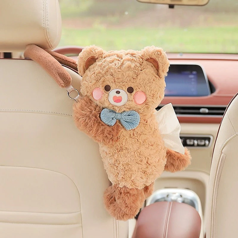 Cuddle Bear Plush Tissue Box - Image 2