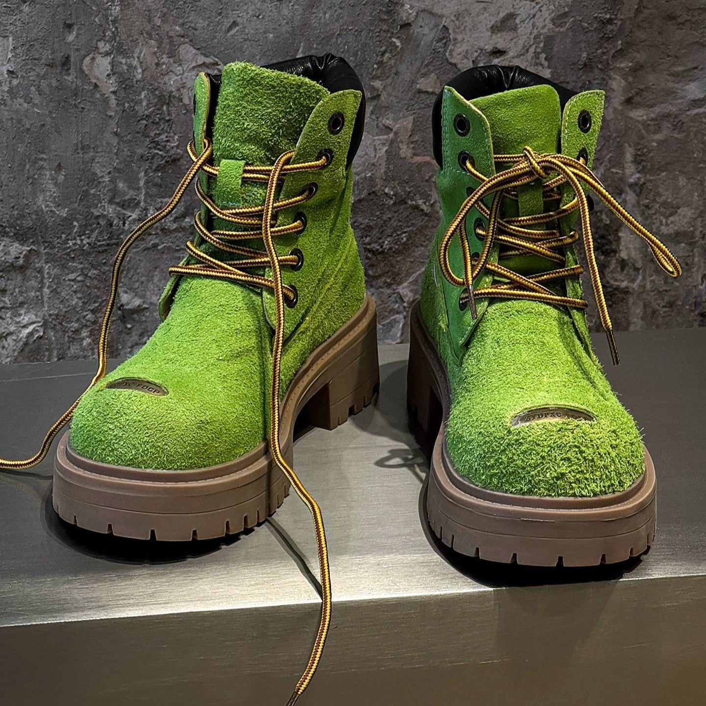 Mossy Green Anti-Slip Combat Boots - Image 3