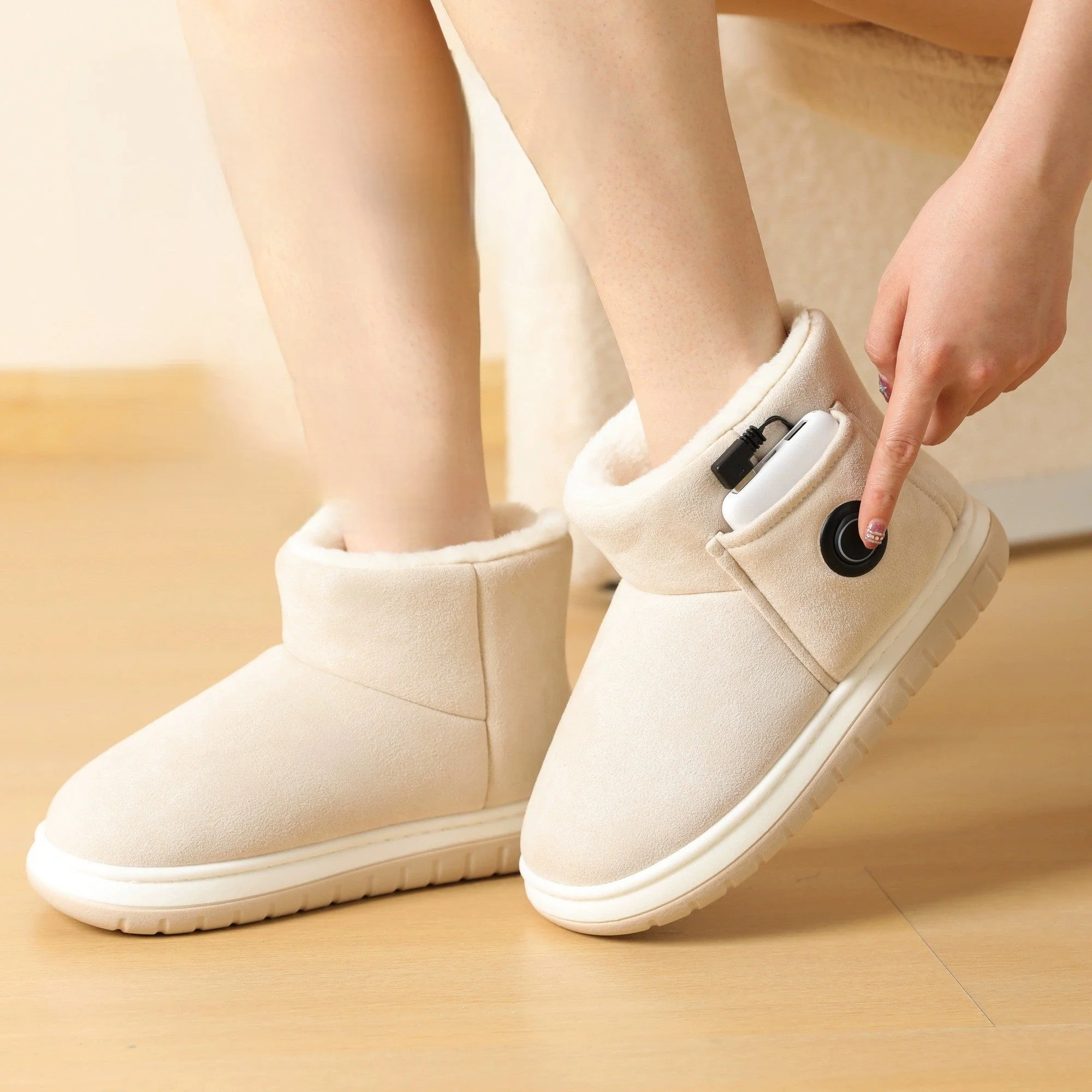 Warm Steps Rechargeable Heated Winter Shoes - Image 2