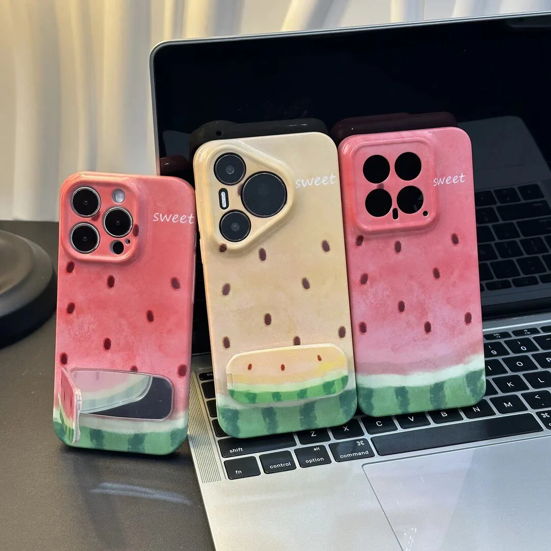 Juicy Shell Mirror Watermelon iPhone Case - Image 2