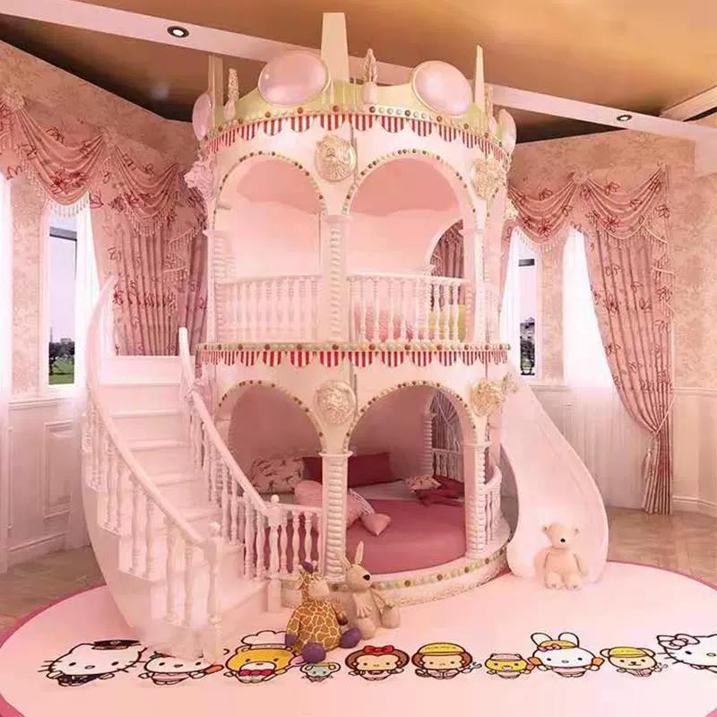 Dream Castle Majestic Slide Kids Bunk Bed - Image 2