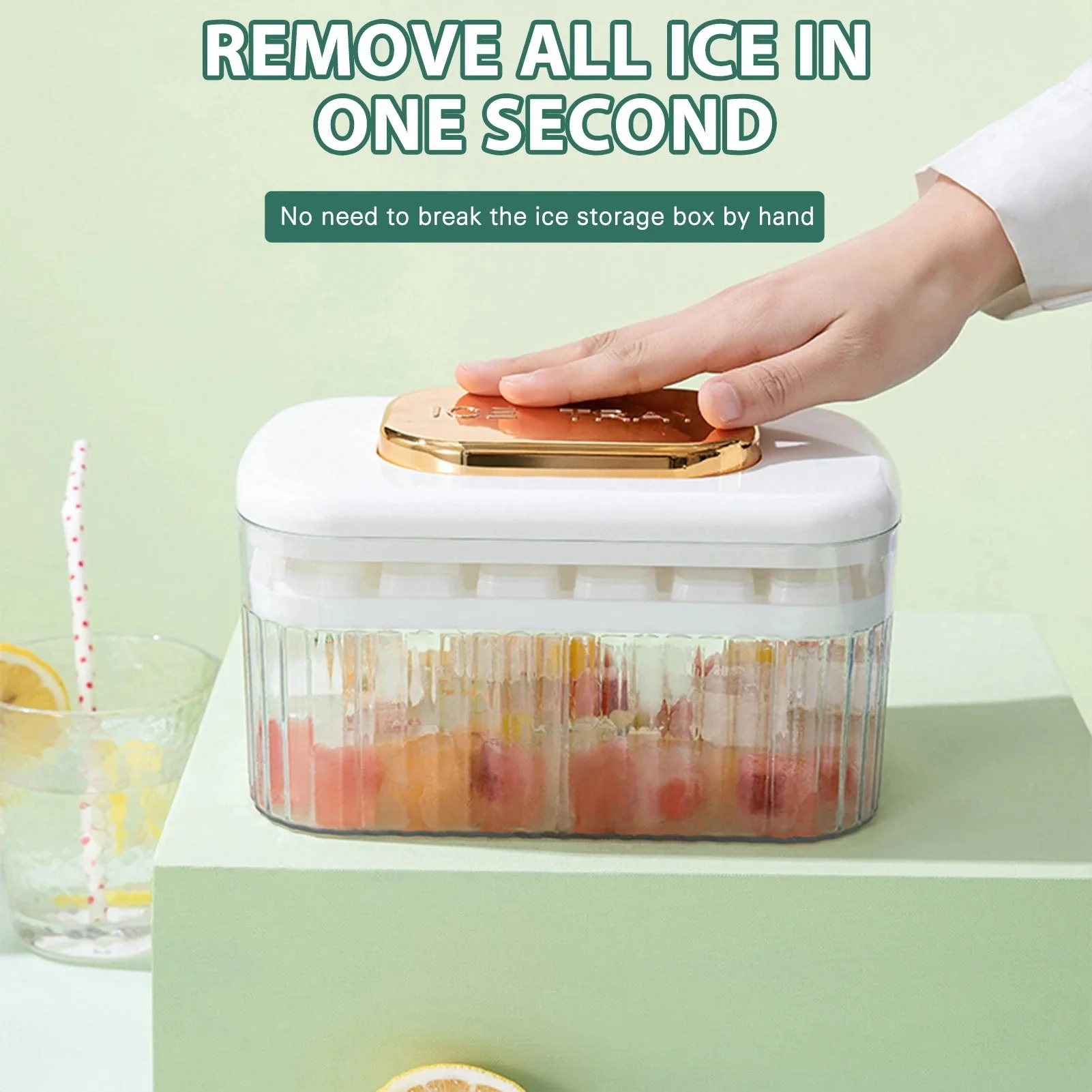One-Press Ice Cube Maker Box - Image 2