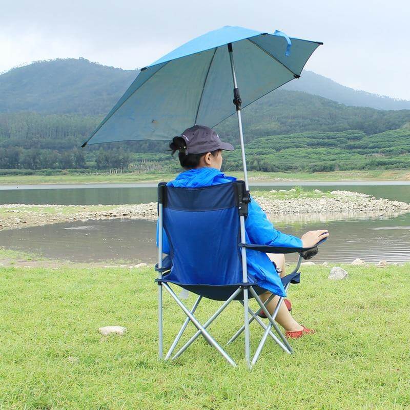 Portable Folding Umbrella with Universal Clamp - Image 1