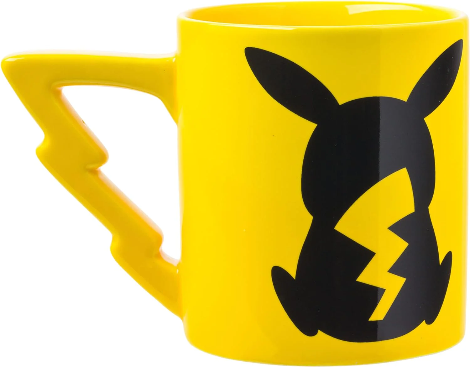 Pokemon Pikachu with Lightning Bolt Sculpted Handle Ceramic Mug Microwave Safe 20-Ounces - Image 3