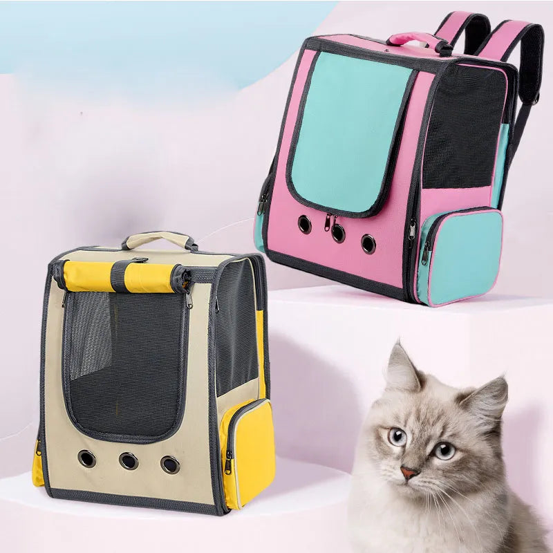 Pet Easy Carry Breathable Window Backpack - Image 3