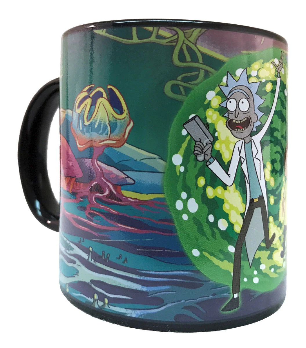 Rick And Morty Portal Heat Reactive Coffee Mug - Image 3