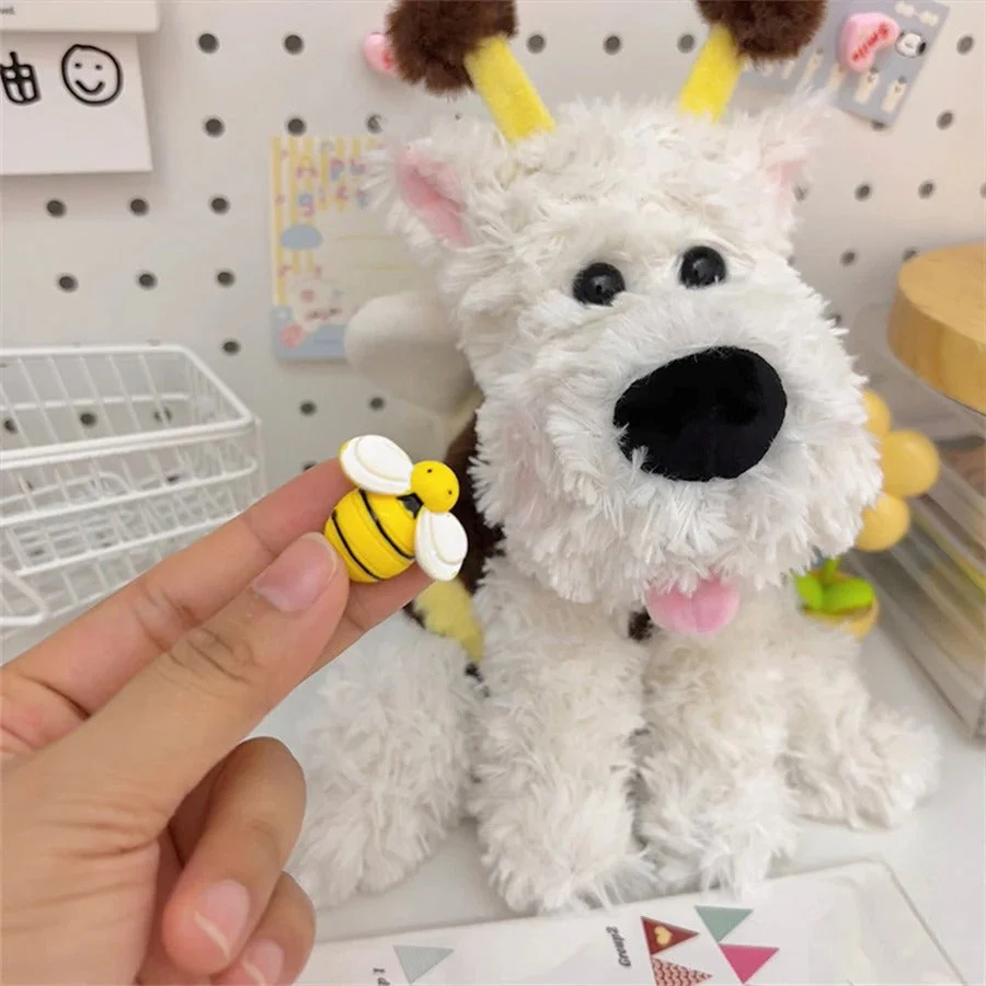 Plush Bumblebee Dog Stuffed Animal Toy - Image 1