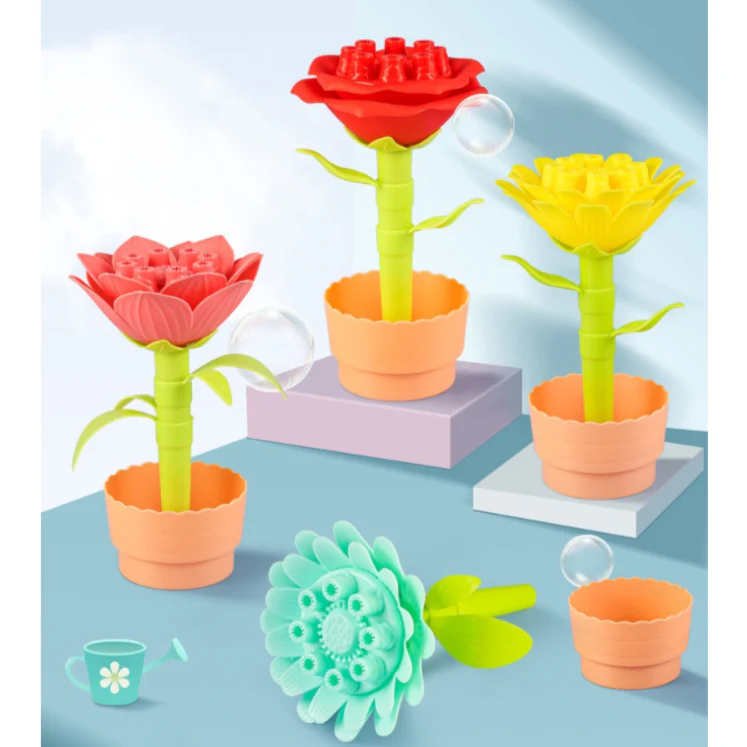 Flower Bubble Maker Toy - Image 2