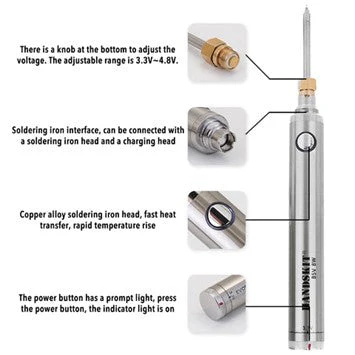 Mini Portable USB Digital Iron Soldering Tool - Image 2