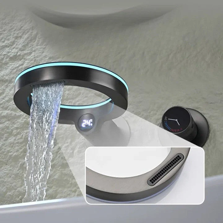 Ring-Shaped LED Elegant Smart Digital Bathroom Faucet - Image 3