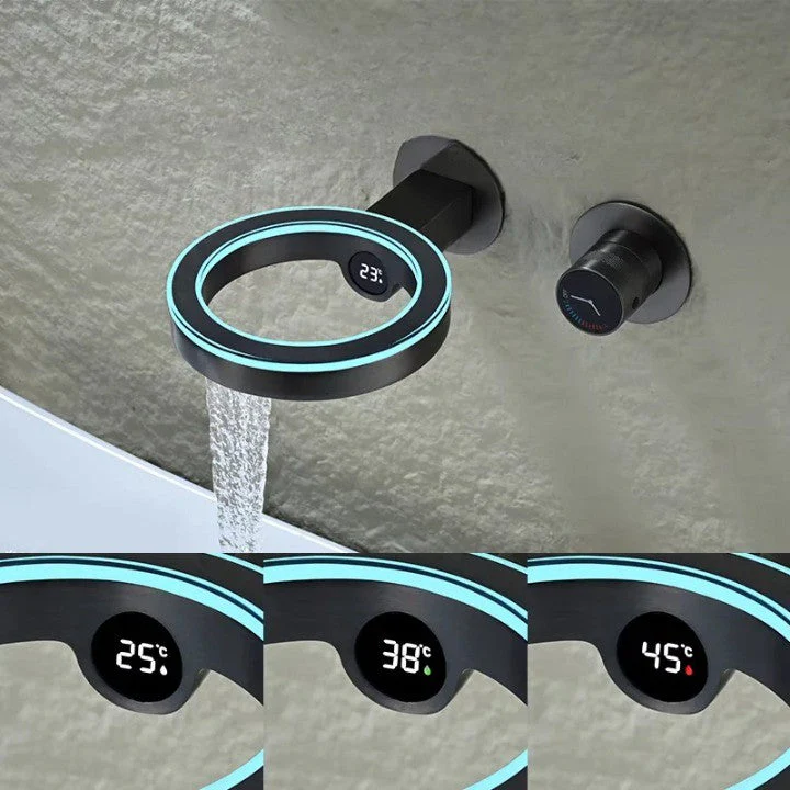 Ring-Shaped LED Elegant Smart Digital Bathroom Faucet - Image 2