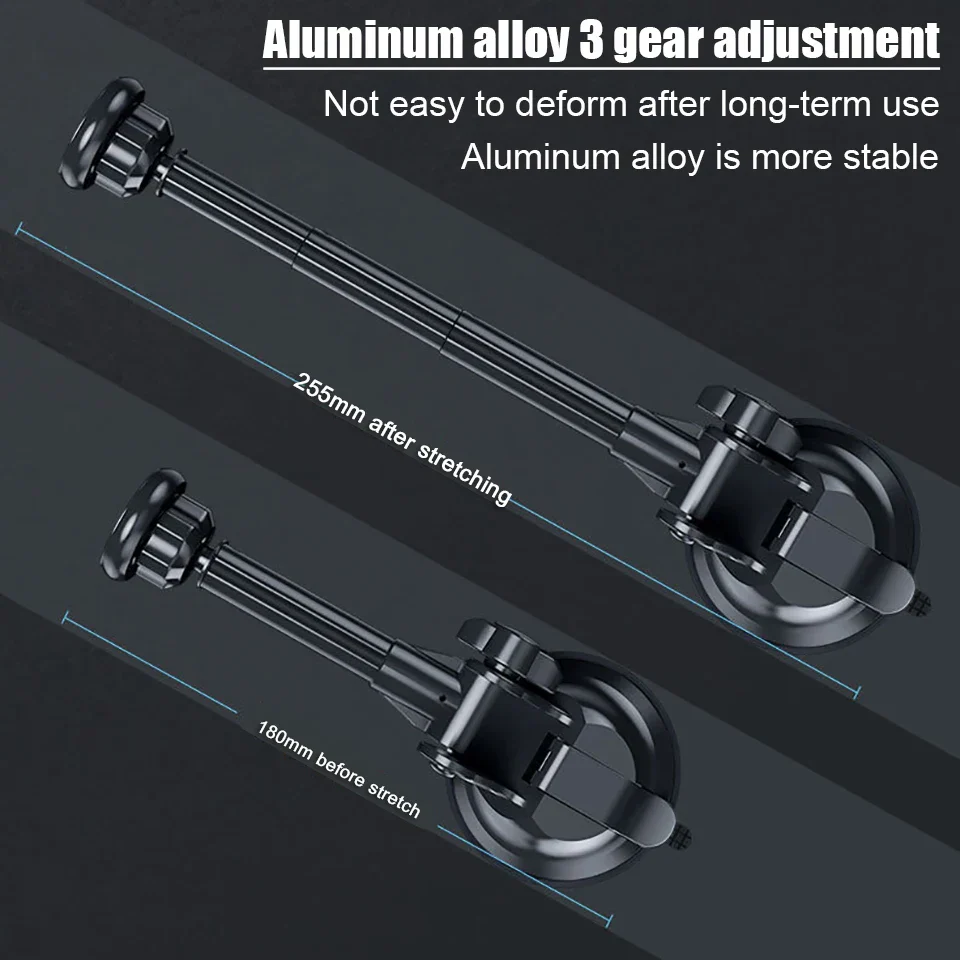 Magnetic Car Dashboard Long Handle Phone Holder - Image 3