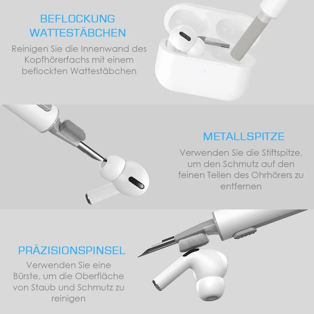 3in1 Earphones Cleaning Brush Tool - Image 2