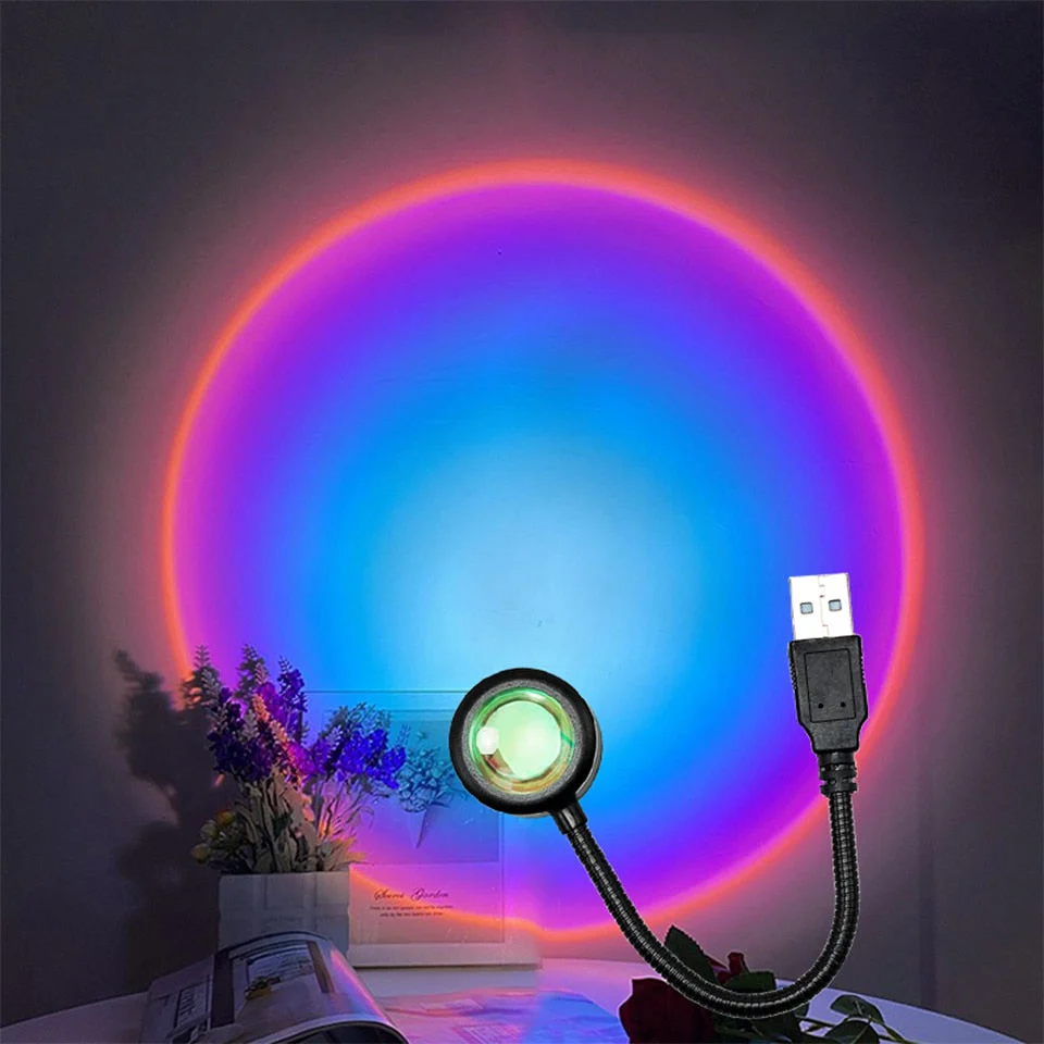 Mini USB Sunset Night Lamp - Image 2